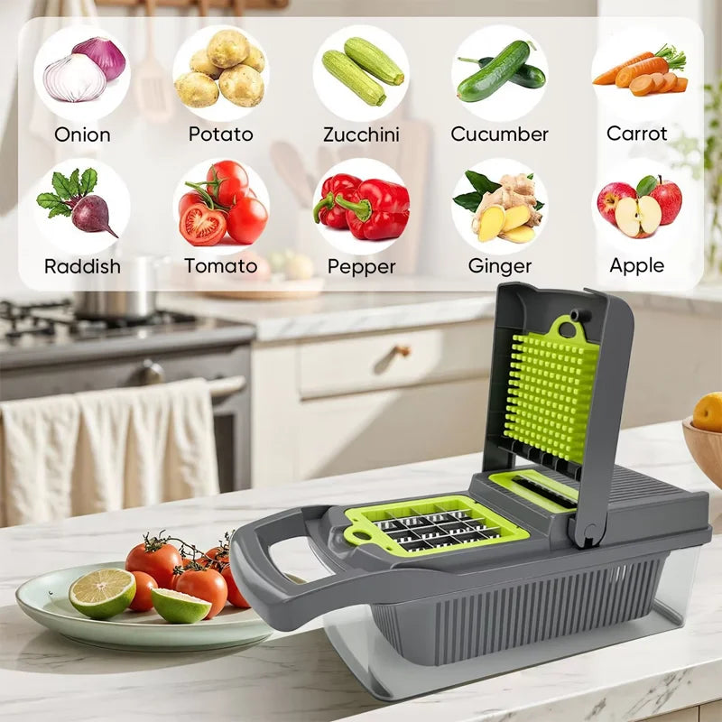 16Pcs Set Vegetable Chopper Onion Chopper