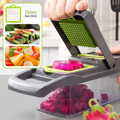 16Pcs Set Vegetable Chopper Onion Chopper